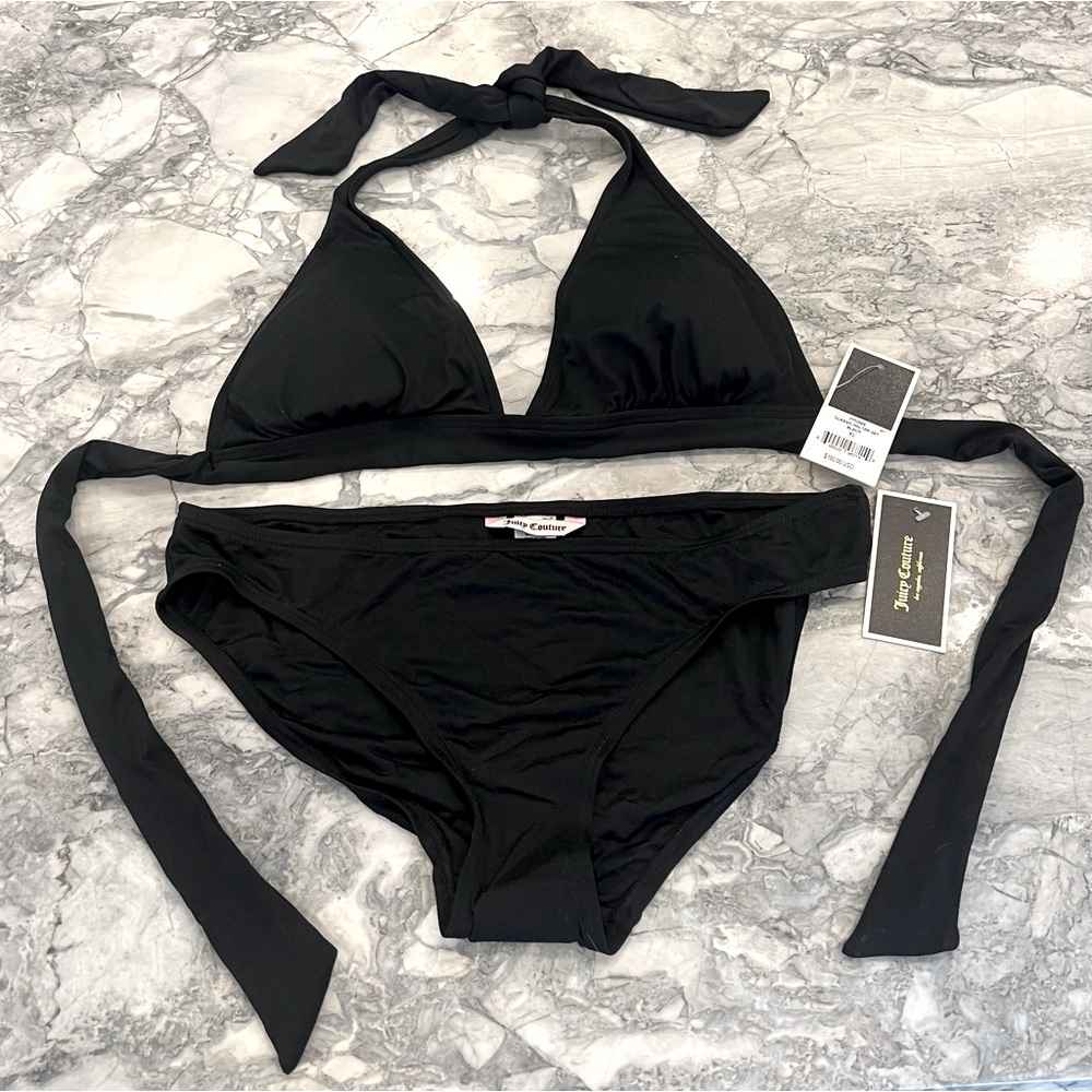 Juicy Couture XL Black Bikini NWT